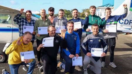 Intrepid skydivers take a leap of faith