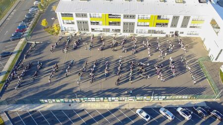 Local primary school shows its support to Portlaoise minor and senior football teams