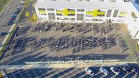 Local primary school shows its support to Portlaoise minor and senior football teams 