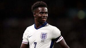 Bukayo Saka ruled out of England’s match against Finland