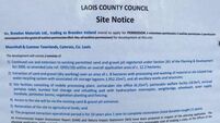 Meeting tonight in Mountrath over proposed quarry