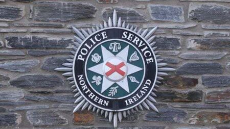Police officers struck and threatened in Co Antrim incident