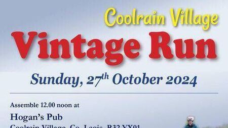 Another spectacular Vintage Run planned for Coolrain
