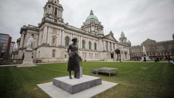 DUP says Sinn Féin has questions to answer over damage to former mayor portrait
