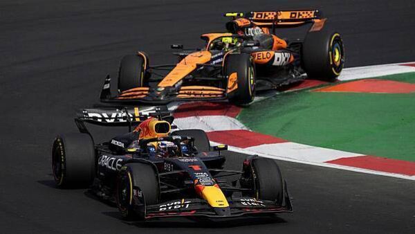 Lando Norris cuts Max Verstappen’s title lead after pair clash on track again