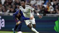 Vinicius Junior offers support to Barcelona players after alleged racist abuse