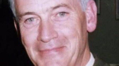 Death notice in Laois: Lt. Col Patrick Joseph McCann - Ballybrittas