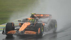 Lando Norris on pole for Brazilian Grand Prix after chaotic qualifying session Lando Norris on pole for Brazilian Grand Prix after chaotic qualifying session