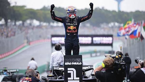 Max Verstappen taunts detractors after wet-weather masterclass in Brazil