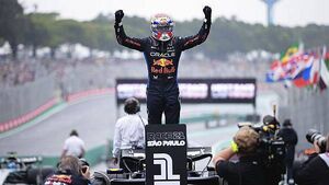 Max Verstappen taunts detractors after wet-weather masterclass in Brazil Max Verstappen taunts detractors after wet-weather masterclass in Brazil