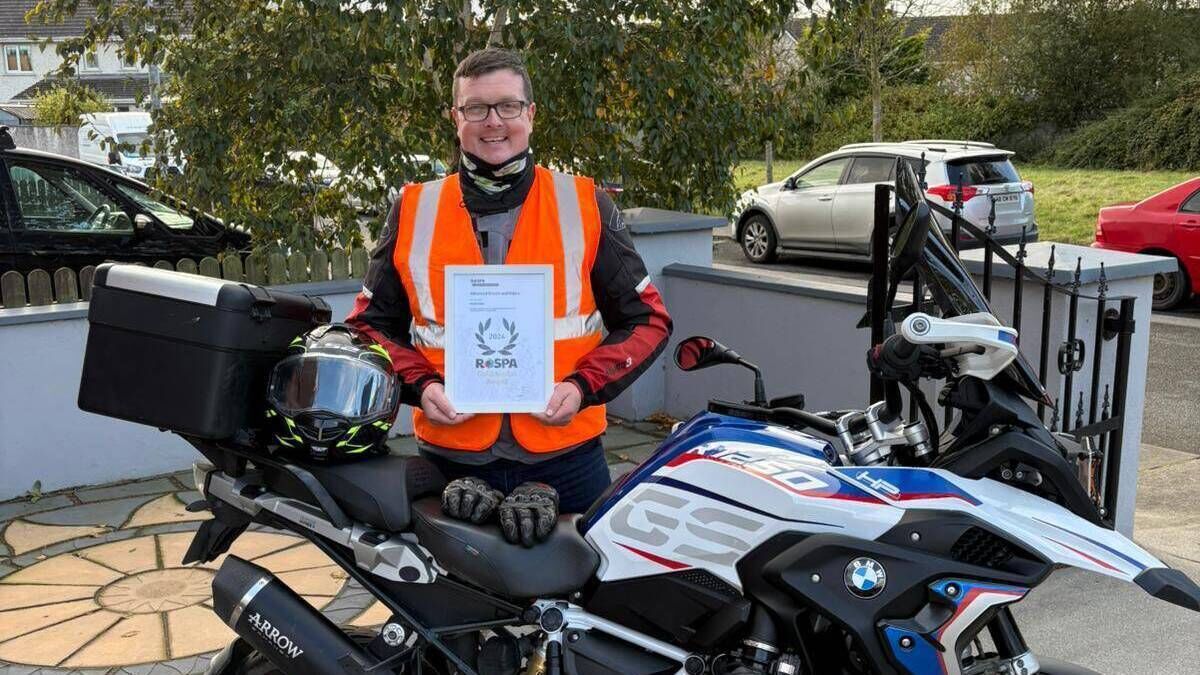 David sets gold standard in safe motorcycle riding