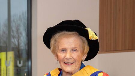 Proud Laois woman Anna May presented with honorary doctorate by SETU
