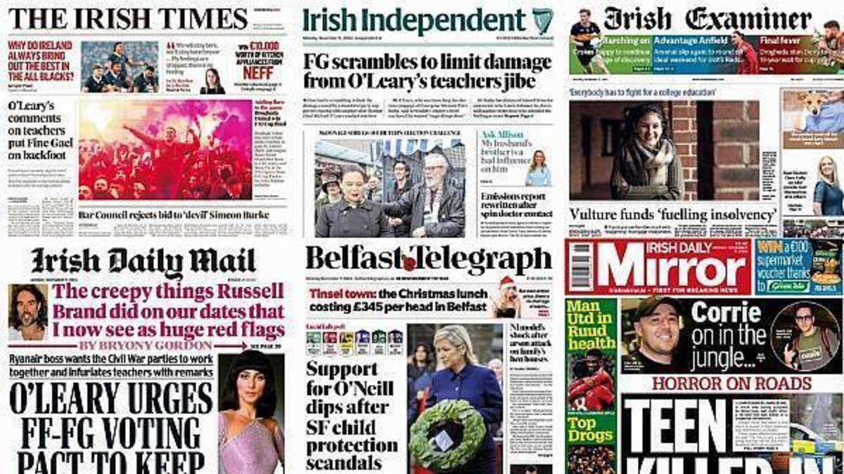 What the papers say: Monday's front pages