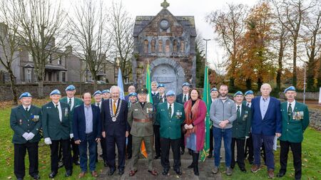 Portlaoise pauses to honour military dead