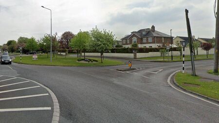 Traffic control measure for housing estate along the Dublin Road in Portlaoise