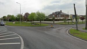 Traffic control measure for housing estate along the Dublin Road in Portlaoise Traffic control measure for housing estate along the Dublin Road in Portlaoise