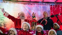 Santa turns on Christmas lights in Portlaoise 