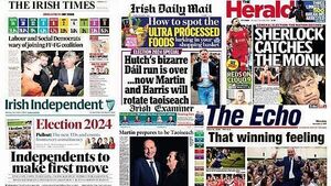 What the papers say: Monday's front pages What the papers say: Monday's front pages