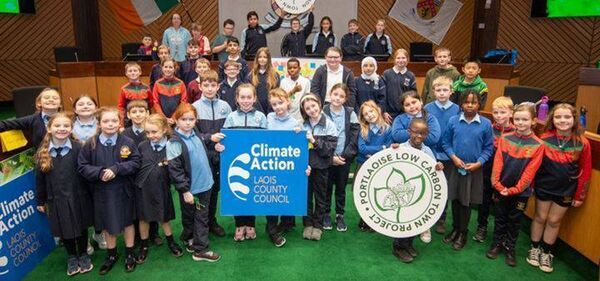 Just some of the primary schopl pupils that attended the the Portlaoise Travel Cluster Project forum in County Hall. Just some of the primary schopl pupils that attended the the Portlaoise Travel Cluster Project forum in County Hall.