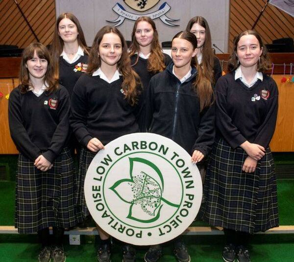 Scoil Chríost Rí students who attended the Portlaoise Travel Cluster Project forum in County Hall. Scoil Chríost Rí students who attended the Portlaoise Travel Cluster Project forum in County Hall.
