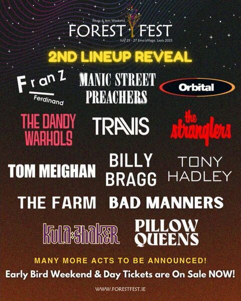 The second reveal has been announced for Forest Fest