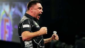 Gerwyn Price eases past Keane Barry to reach third round at Alexandra Palace Gerwyn Price eases past Keane Barry to reach third round at Alexandra Palace