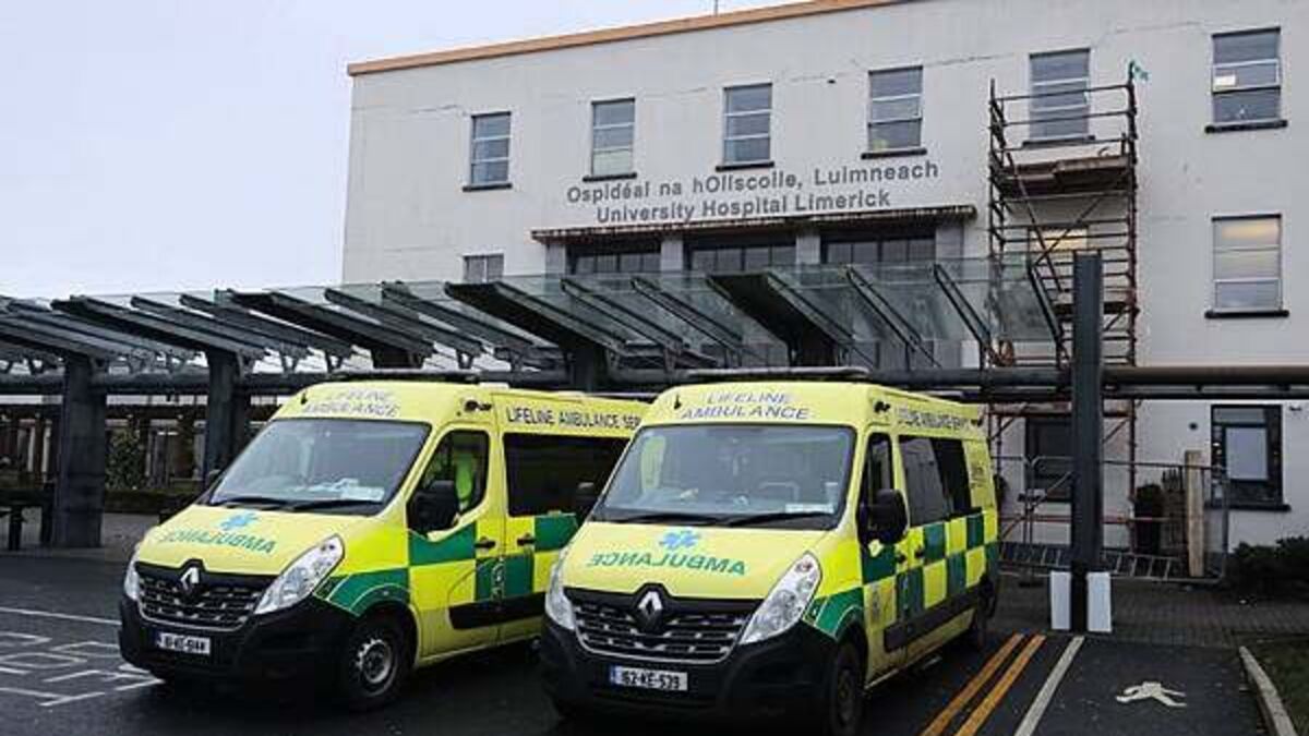 Over 100 patients wait for beds at University Hospital Limerick