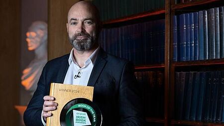 Donal Ryan wins An Post Irish Book of the Year award for 'Heart, Be at Peace'