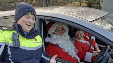 Santa on good list with Laois-Offaly gardaí!