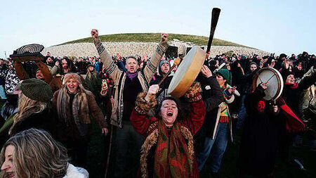 In pictures: Winter solstice celebrations at Newgrange