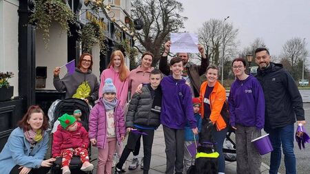 Laois boy and loyal dog raise over €9,000 on Christmas charity walk