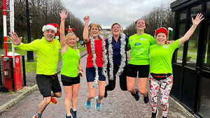 Christmas Day festive run at Stormont breaks course participation record