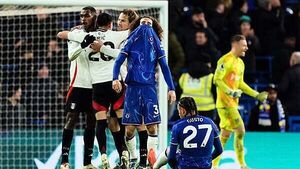 Fulham stun Chelsea with late goals to earn first Stamford Bridge win since 1979 Fulham stun Chelsea with late goals to earn first Stamford Bridge win since 1979