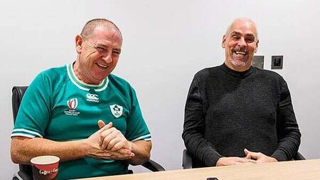 Ex-prisoners work together to break down barriers at former peace wall site