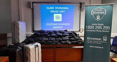 Mother and daughter remanded in custody over €1.28m cannabis seizure at Shannon Airport