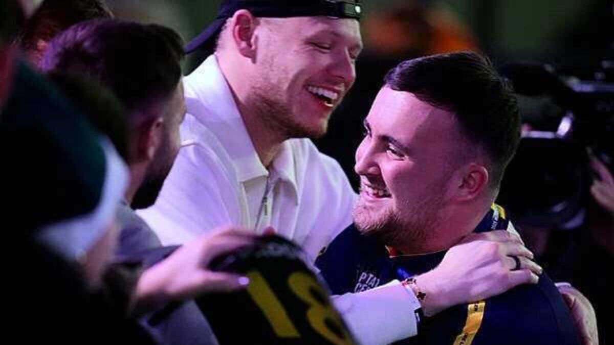 Tournament favourite Luke Littler aware all eyes are on him at Ally Pally