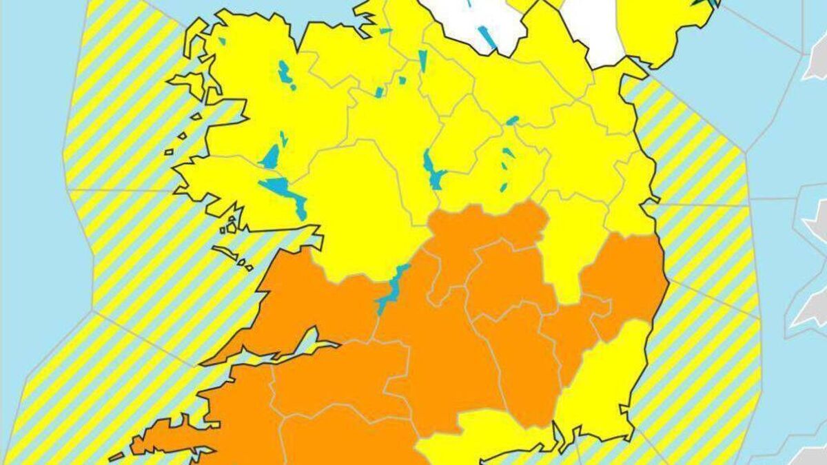 Laois gets orange warning for snow and ice