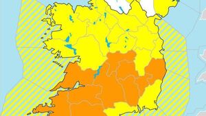 Laois gets orange warning for snow and ice