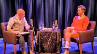 Actor Robert Sheehan talks about his new book at Dunamaise gig