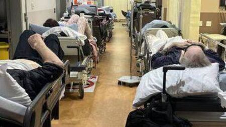 Serious overcrowding in Portlaoise hospital today