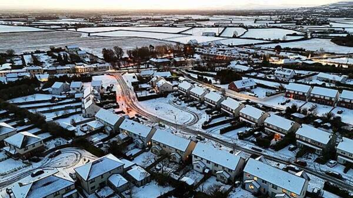 Orange warning issued for 22 counties as temperatures set to drop to -8