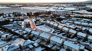 Orange warning issued for 22 counties as temperatures set to drop to -8