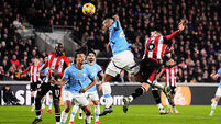 Brentford hit back from two down to take a point from Manchester City