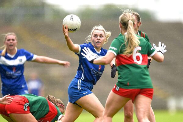 Andrea Moran (Laois) in action during the TG4 LGFA All-Ireland Senior Championship match against Mayo in 2023 Photo: Tom Beary/Sportsfile 