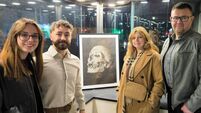 Laois artist Joe’s amazing drawings can be seen in Abbeyleix Library 
