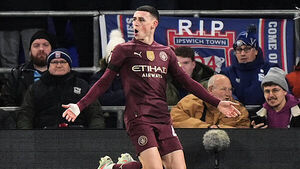 Phil Foden at the double as Man City hit Ipswich for six to return to top four Phil Foden at the double as Man City hit Ipswich for six to return to top four