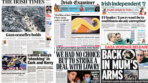 What the papers say: Monday's front pages What the papers say: Monday's front pages
