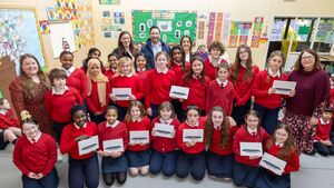 Mountrath NS pupils celebrate big win