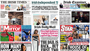 What the papers say: Wednesday's front pages What the papers say: Wednesday's front pages