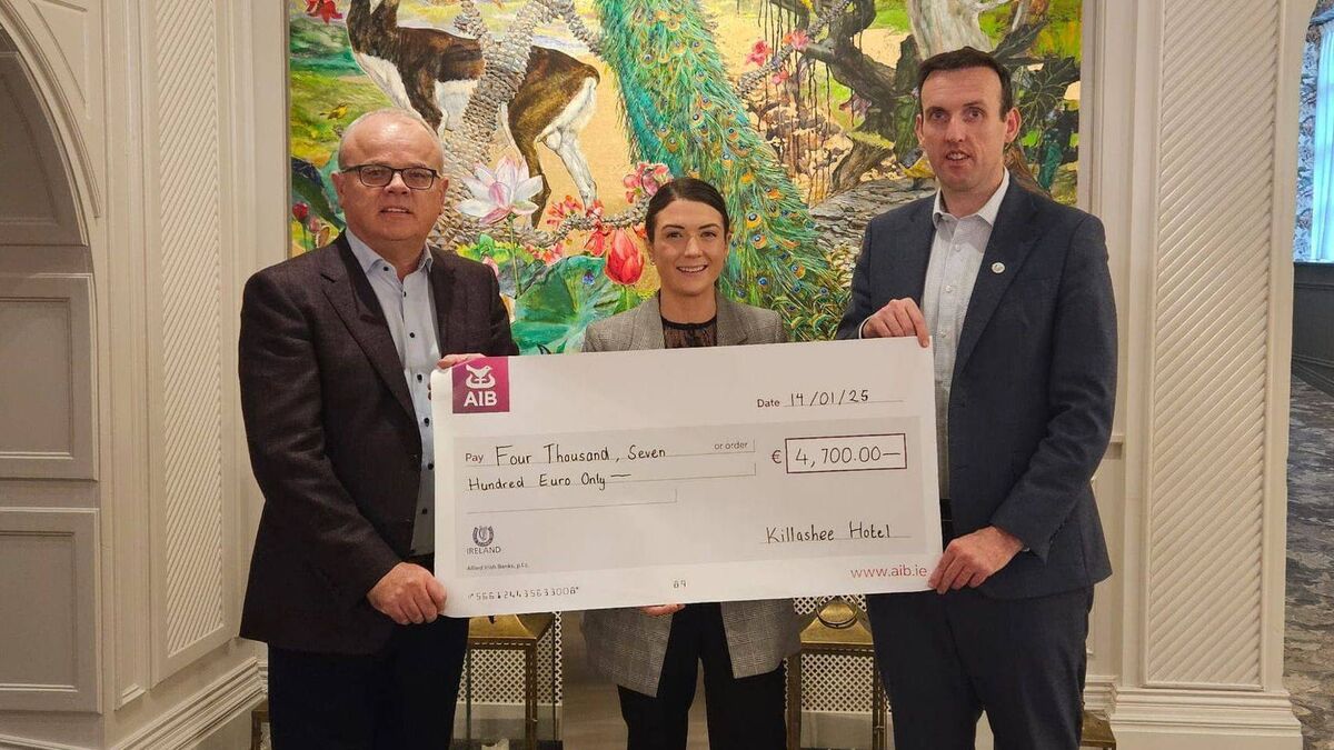 Laois woman’s charity gets cash boost from local hotel group